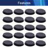 Juvielich Rubber Grommet 30Pcs 20mm Dia Wire Protector Hole Plugs Rubber Grommets Electrical Wire Gasket Black view 3