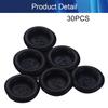 Juvielich Rubber Grommet 30Pcs 20mm Dia Wire Protector Hole Plugs Rubber Grommets Electrical Wire Gasket Black view 4