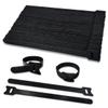 100pcs Reusable Cable Ties 7.8 In |Adjustable Cord Straps&Wire Wraps|Hook and Loop Cable Management Organizer