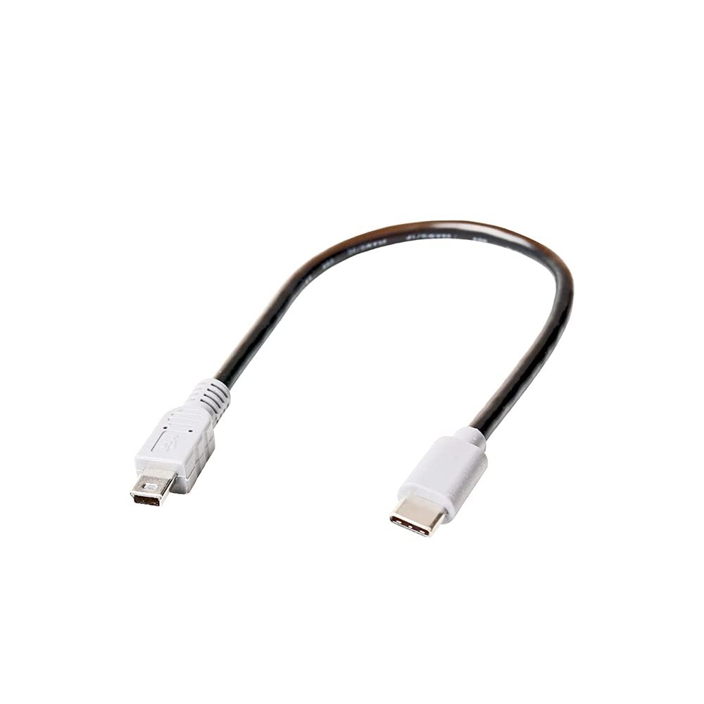 bzcemind 1PCS USB Type C 3.1 Male to Mini USB 5 Pin B Male Plug Converter OTG Adapter Lead Data Cable for Mobile,0.2m