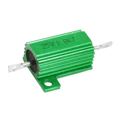 New Lon0167 25W Power 1.8K Ohm 5% Chassis Mount Green Aluminium Clad Resistor(25W Leistung 1,8K Ohm 5% Chassisbefestigung Grner Aluminiumwiderstand