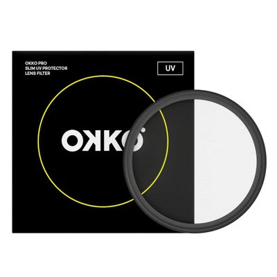 Okko Pro Range UV Protection Lens Filter for Everyday Use, All-Weather Sealed, Compatible with Major Camera Brands, Ideal for Landscape Photography. Break it, we Replace it, Free - 82mm
