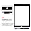 for iPad Pro 12.9 2 2nd Gen Screen Replacement Kit 2017 A1670 A1671 Touch Screen Digitizer Panel Glass Sensor Panel Repair Parts with Tempered Glass +Tools(Not LCD Display) (Black) view 4