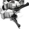 Barbell Clamp,Olympic Barbell Clamps,Aluminium Alloy Barbell Clips,Quick Release Weight Bar Clamps Dumbbell Locking Spin Clip 2 inch for Weightlifting, Olympic Lifts and Strength Training ,1 Pair view 3