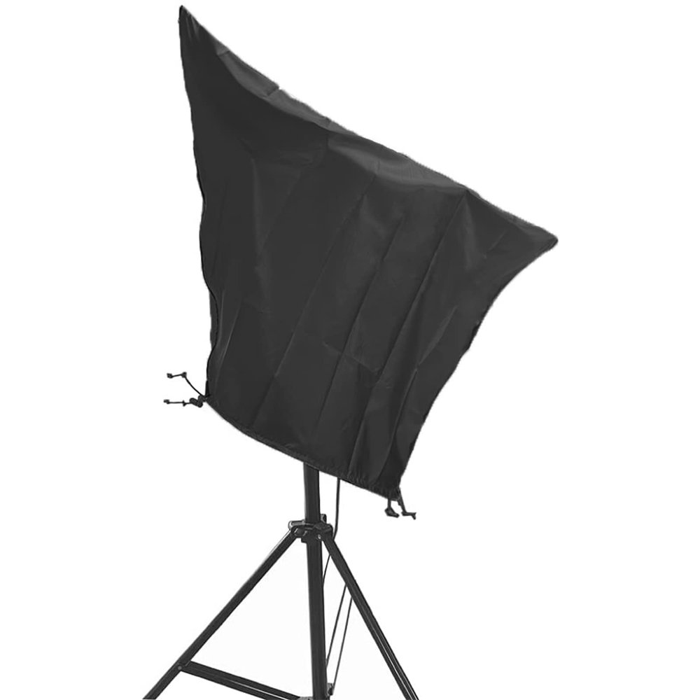 ZHGZHZWLF Protective Telescope Cover with Fixing Strap, Outdoor Cover for Large Mounted Telescopes, Waterproof, Black, 59*34