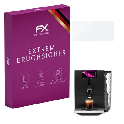 atFoliX Plastic Glass Protective Film compatible with Jura ENA 4, 9H Hybrid-Glass FX Screen Protector
