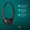 EPOS Impact D 30 Phone - Wireless DECT Dual Ear Headset for Connection to a Desk Phone, Black view 4