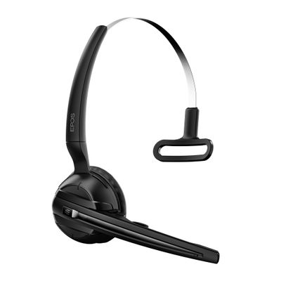 EPOS Impact D 10 Phone II - Wireless DECT Mono Ear Convertible Headset for Connection to a Desk Phone, Black