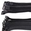 Elantek 25pcs Black Reusable Fastening Cable Straps, Hook and Loop Cable Tie Down Straps 0.8" x 6" view 2