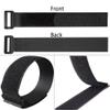 Elantek 25pcs Black Reusable Fastening Cable Straps, Hook and Loop Cable Tie Down Straps 0.8" x 6" view 4