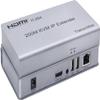 200M HDMI KVM IP Extender, Over IP RJ45 Ethernet CAT6 6A Transmitter Receiver 1 TX to 20 RX and Cascade Connection USB Keyboard Mouse Over UTP/STP H.264 (TX+RX) view 1