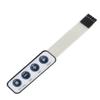 New Lon0167 1x4 4 Key Matrix Membrane Switch Keypad Keyboard New 65x20x0.8mm(1x4 4-Matrix-Membranschalter Neu 65x20x0.8mm view 1
