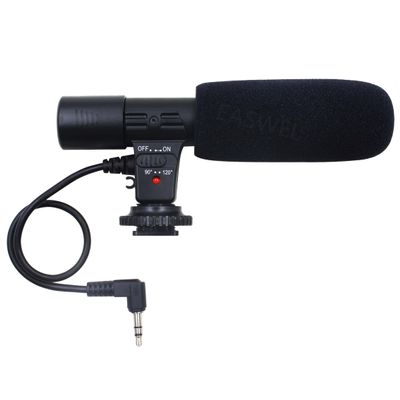 EASWEL 3.5mm DV Stereo Microphone Mic for Canon DSLR Camera EOS 1D Mark IV 5D Mark II