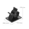 100pcs Adjustable Cable Clamps Adhesive Backed Wire Clip Adjustable Stand Charge Cord Organizer Sticky Wire Holders Cable Holders Self-Adhesive Fixed Buckle Nylon view 3