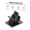 100pcs Adjustable Cable Clamps Adhesive Backed Wire Clip Adjustable Stand Charge Cord Organizer Sticky Wire Holders Cable Holders Self-Adhesive Fixed Buckle Nylon view 4