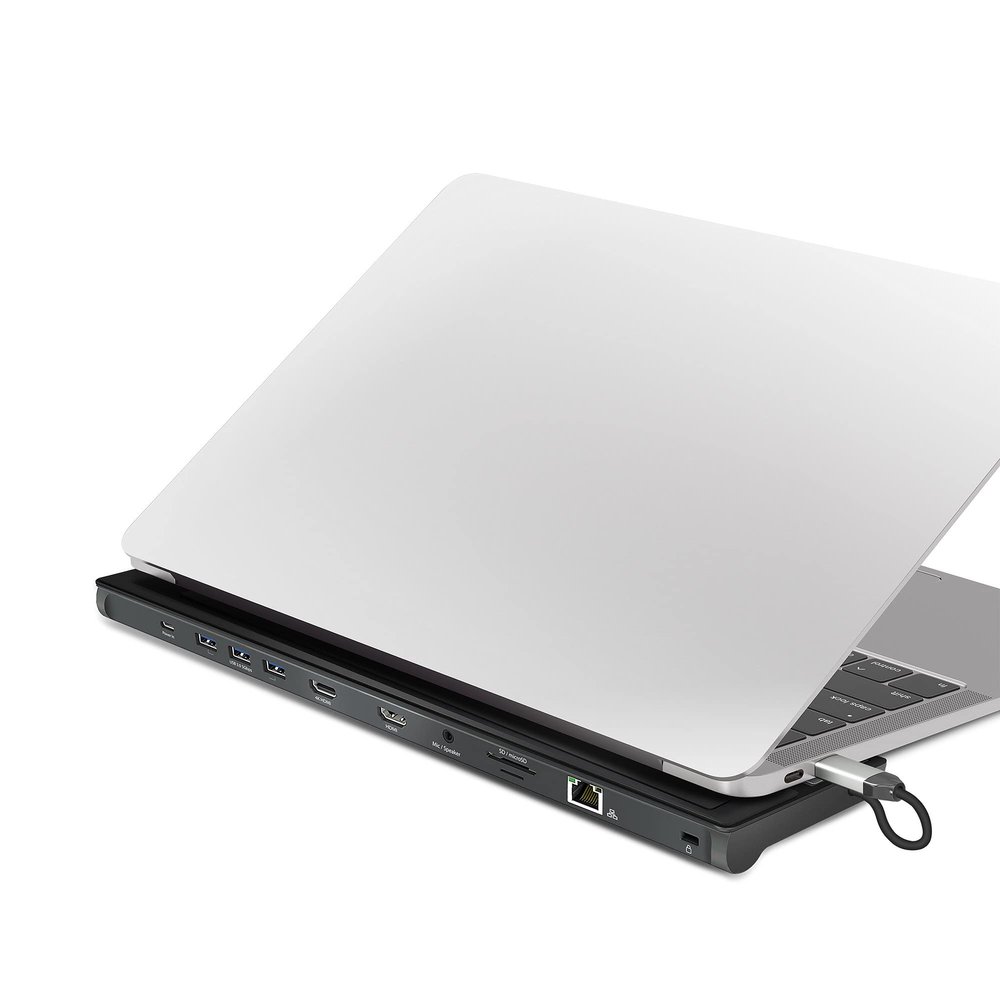 J5create JCD542 USB-C to Dual HDMI Docking Station USB-C to Dual HDMI,USB3.0x3, RJ45, SD/MicroSD card reader, USB-C PD 100W power pass-through