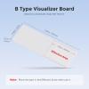 Cloudray IR Laser Detector Card Ceramic Plate 2.4 * 0.8 * 0.12inch Alignment Tool Visulizer Detector Display Board Card for 900-1100nm Type B view 4