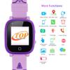 MIFXIN 4G Smart Watch Phone GPS Tracker Kids Smartwatch with Two-Way Call Camera SOS Anti-Lost IP67 Waterproof WiFi Touch Screen Watch for Boys Girls Children Birthday Gift (Purple) view 3