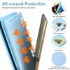 BAIBAO iPad 9th Generation Case with Keyboard 10.2 Inch - Detachable Slim Cover with Pencil Holder, Compatible with iPad 8th/7th Gen, Pro 10.5, Air 3rd (Blue) view 4