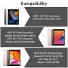 BAIBAO iPad 9th Generation Case with Keyboard 10.2 Inch - Detachable Slim Cover with Pencil Holder, Compatible with iPad 8th/7th Gen, Pro 10.5, Air 3rd (Black) view 2