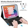 BAIBAO iPad 9th Generation Case with Keyboard 10.2 Inch - Detachable Slim Cover with Pencil Holder, Compatible with iPad 8th/7th Gen, Pro 10.5, Air 3rd (Black) view 3