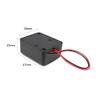 ShangHJ 6 Sets 110dB Electronic Mini Piezo Alarm Siren DC 12V Insurance Anti-Theft High-Decibel Active Buzzer Alarm with 9V Battery Clip Buckle I Type Connector Plastic Hard Shell Black for Car Safes view 3