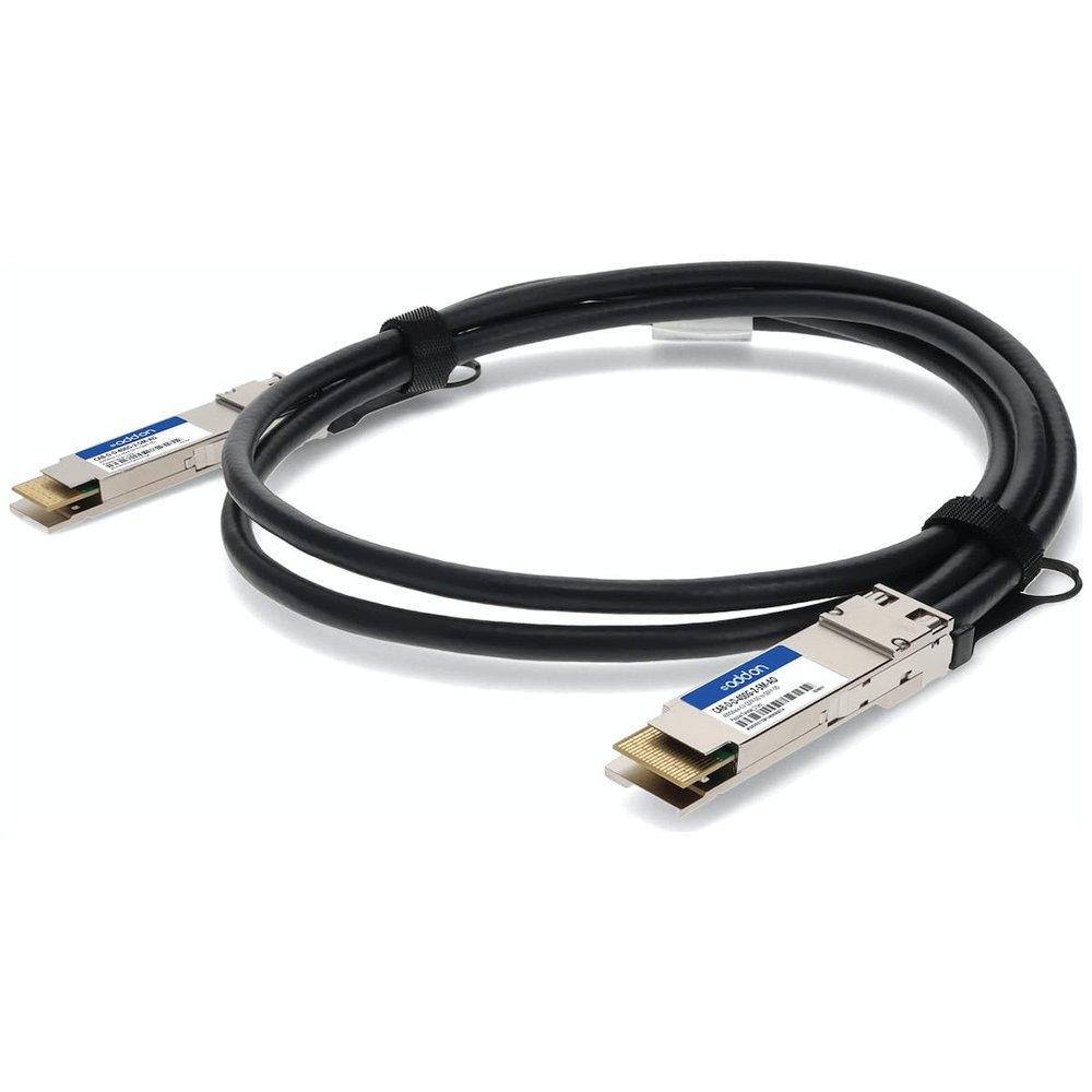 Arista Networks CAB-D-D- 400G-2-5M Compatible TAA Compliant 400GBase-CU QSFP-DD to QSFP-DD PAM-4 Direct Attach Cable (Passive Twinax, 2.5m)
