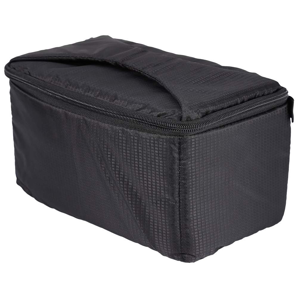 01 Insert Case Bag, Camera Bag 10.2 X 5.9 X 5.5Inch Portable Inner Bag for Cameras for Lenses for Flashes for Accessories