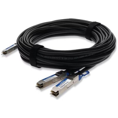 MSA and TAA Compliant 100GBase-CU QSFP28 to 2xQSFP28 Direct Attach Cable (Passive Twinax, 2m)