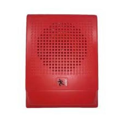 Edwards G4RF-S7 - Speaker (70V), Multi-Tap, Red with FIRE