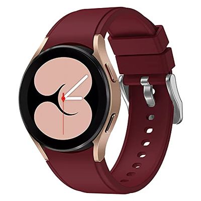 Senter for Watch Bands for Samsung Galaxy Watch 4 and Galaxy Watch 4 Classic Bands,Soft Silicone Sport Replacement Band for Samsung Galaxy Watch 4/Classic Smart Watch