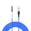 10Meters, LC to FC, Armored Single Mode Simplex Fiber Optic Cables LC-FC Patch Cord Jumper SM SX 32FT Blue view 1