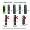 (3Pack) Hilangsan Protective Remote Cover, Streaming Stick TV 4K Cover,Remote Case for TV Stick (3rd Gen) [2021 Release],Light Weight Shockproof Remote Case(Glow Green & Blue,Rose Red Not Glow) view 2