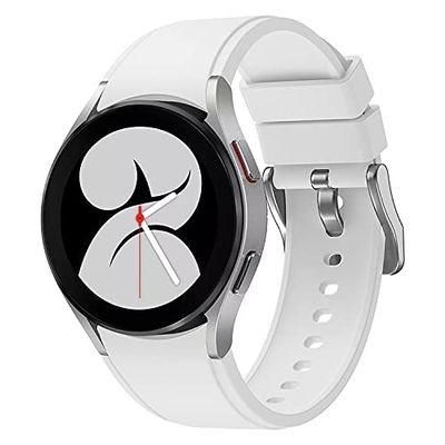 Senter for Watch Bands for Samsung Galaxy Watch 4 and Galaxy Watch 4 Classic Bands,Soft Silicone Sport Replacement Band for Samsung Galaxy Watch 4/Classic Smart Watch
