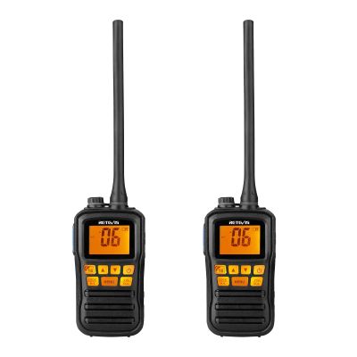Retevis RM01 3W VHF Marine Radio IP67 Floating, Portable for Kayak (2 Pack)