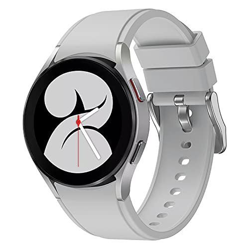 Senter for Watch Bands for Samsung Galaxy Watch 4 and Galaxy Watch 4 Classic Bands,Soft Silicone Sport Replacement Band for Samsung Galaxy Watch 4/Classic Smart Watch