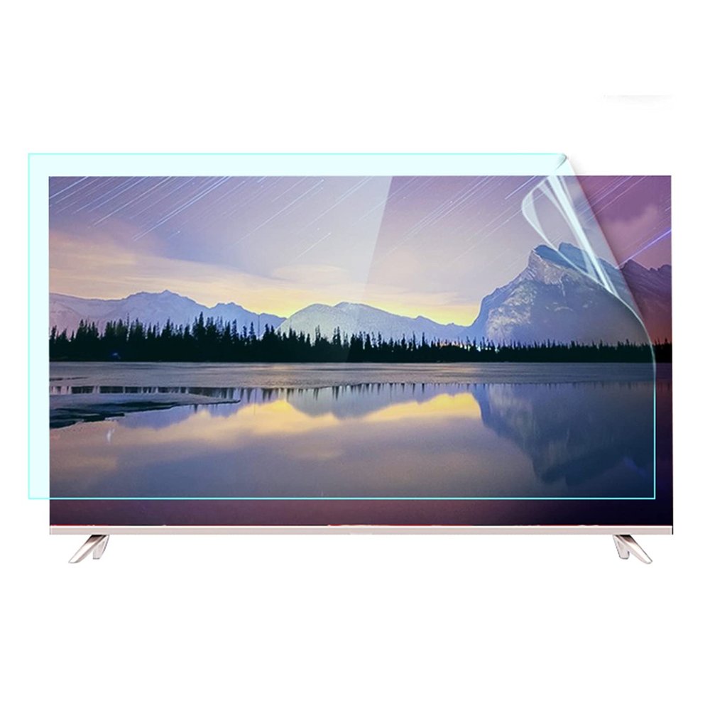 Anti Reflection TV Screen Protector for 32-75 Inch, Indoor & Outdoor Anti Glare TV Anti Blue Light Screen Frosted Film Anti-UV Rate Up to 90%,65" 1429 * 804