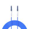 75Meters, LC to LC, Armored Single Mode Simplex Fiber Optic Cables LC-LC Patch Cord Jumper SM SX 246FT Blue view 1