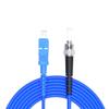 30Meters, SC to ST, Armored Single Mode Simplex Fiber Optic Cables SC-ST Patch Cord Jumper SM SX 98.4FT Blue view 1