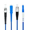 10Meters, SC to ST, Armored Single Mode Simplex Fiber Optic Cables SC-ST Patch Cord Jumper SM SX 32FT Blue view 4