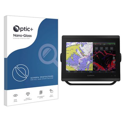 Optic+ Nano Glass Screen Protector Compatible With Garmin GPSMap 8410