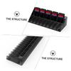 SOLUSTRE Professional Vertical Game Cards Holder for Desktop Storage Rack for Gaming Discs and Cards Organized Compact Design for Tabletop Use for Gaming Enthusiasts view 4