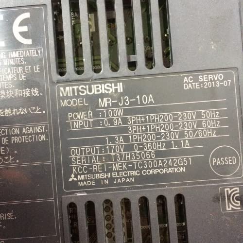 Davitu Motor Controller - MR-J3-10A 80% appearance good working condiiton, 3 months warranty, in stock