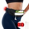 Hopedone Running Light, 230Wide-Angle 1000Lumens Night Waliking Light on Running Waist Belt Rechargeable Runners Safety Lights with Adjustable Large Pocket Fanny Packet for Runners Jogging (Black) view 1