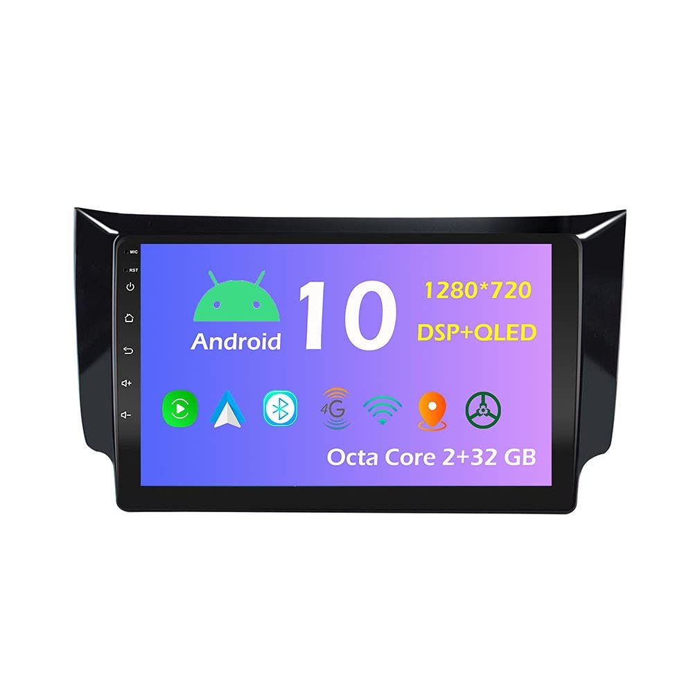 10.1'' Android 10.0 Car Radio Stereo GPS Navigation Fit for Nissan Sentra B17 2012~2017 Head Unit Carplay 4G WIFI Bluetooth