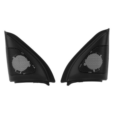 Aramox Car Door Speaker Cover, Pair Car Door Speaker Cover Audio Tweeter Trim Black Replacement for 20032006