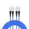 100Meters, FC to FC, Armored Single Mode Duplex Fiber Optic Cables FC-FC Patch Cord Jumper SM SX 328FT Blue view 1