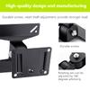 Wall Mount TV Monitor Bracket with Tilts and Extends for Most 14-27 Inch LED LCD OLED Screens,75 100 VESA Compatible,Max 40lb Capacity (14''-24'') view 3