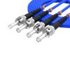 100Meters, ST to ST, Armored Single Mode Duplex Fiber Optic Cables ST-ST Patch Cord Jumper SM SX 328FT Blue view 1