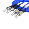 10Meters, FC to ST, Armored Single Mode Duplex Fiber Optic Cables FC-ST Patch Cord Jumper SM SX 32FT Blue view 1